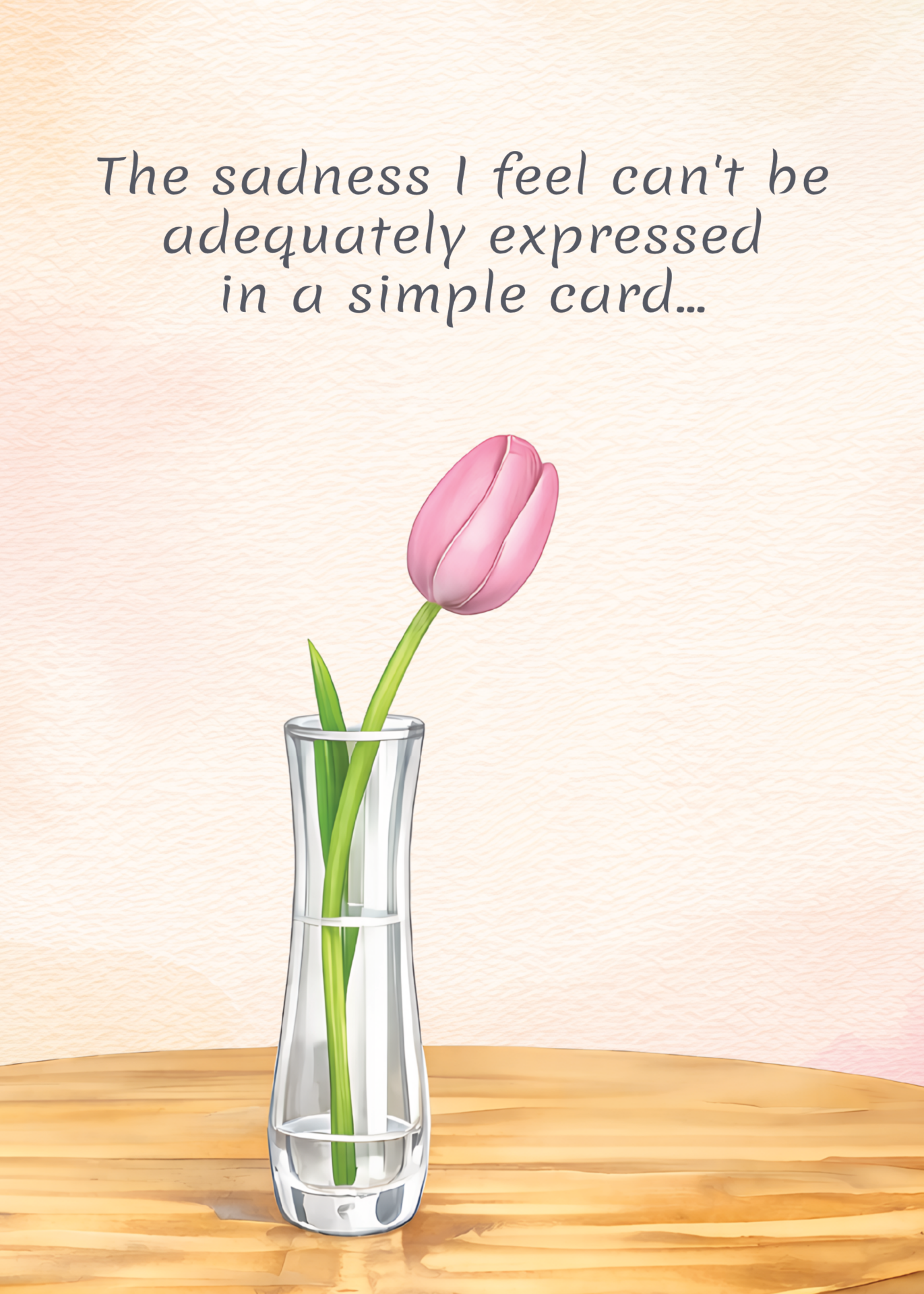 Tulip Bud Vase front panel