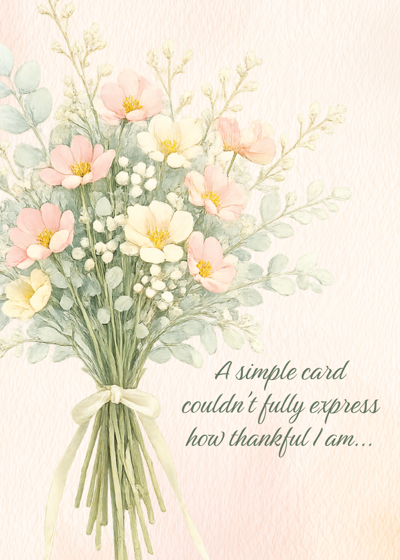 Wildflower Bouquet front panel