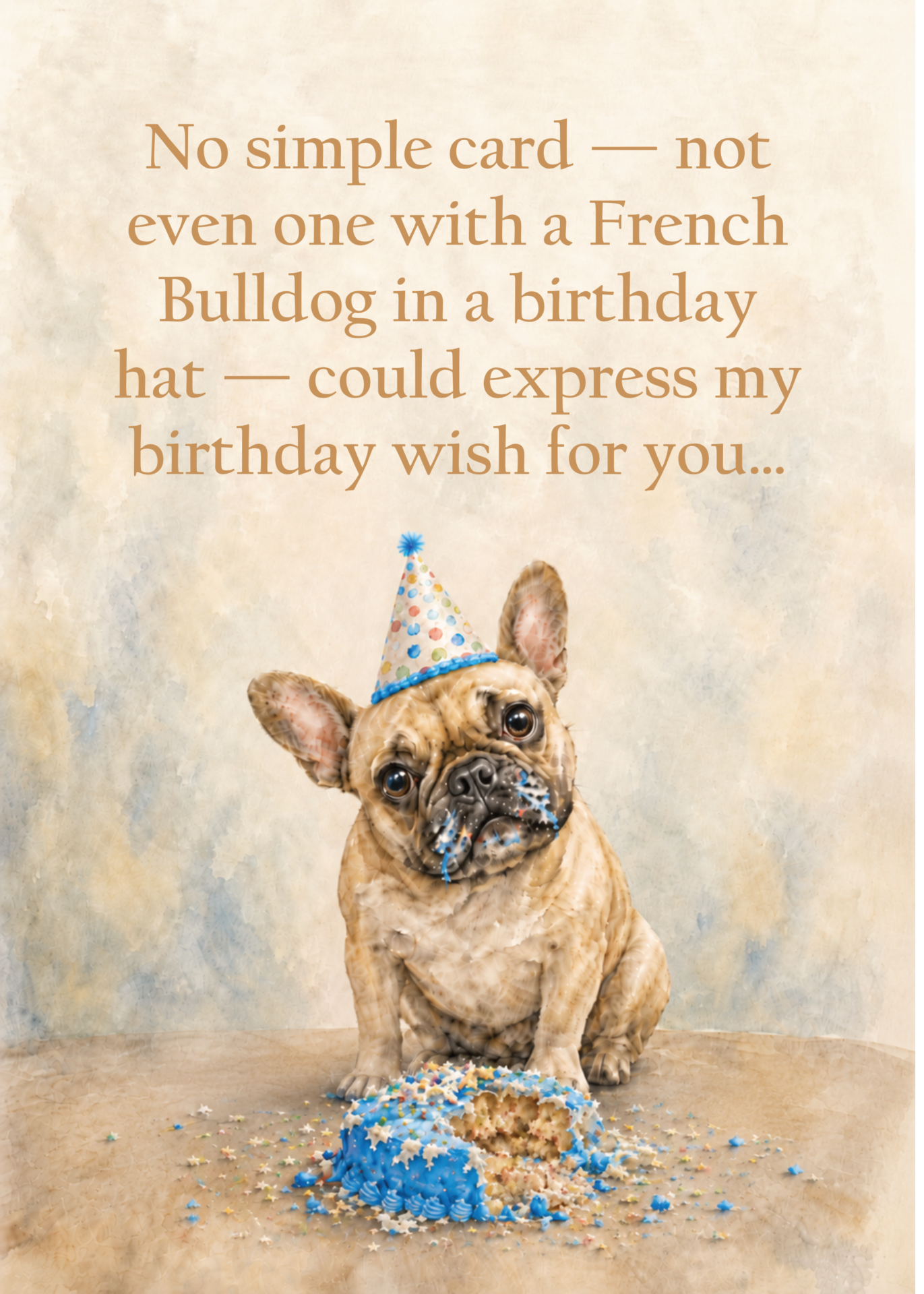 Frenchie's Birthday Feast front panel