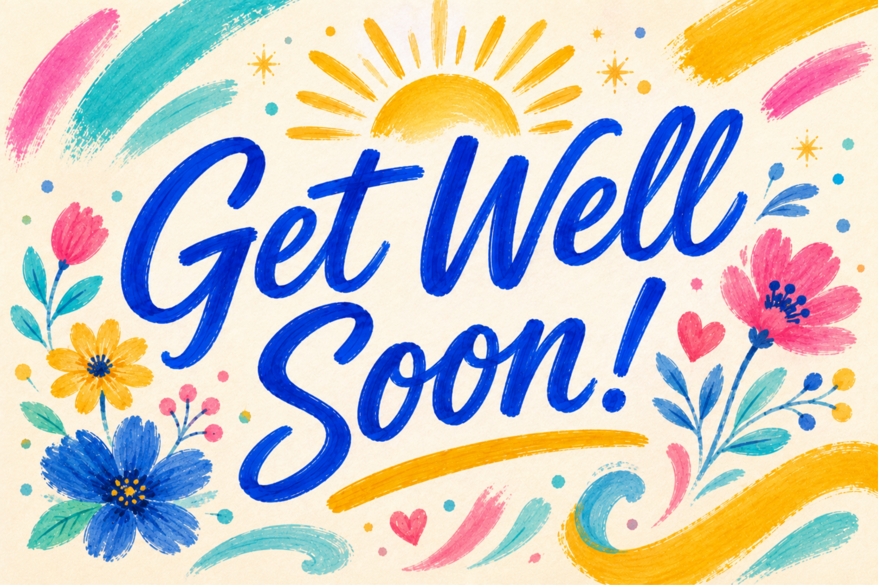 Get Well Wishes front